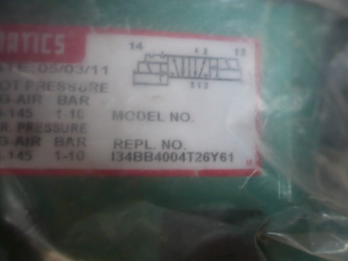New Numatics I34BB4004T26Y61 Valve - Picture 2 of 2