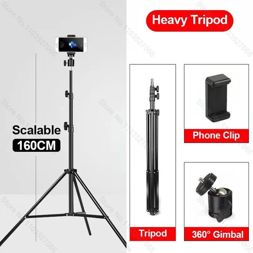 Soporte para trípode soporte para teléfono móvil multifuncional ajustable grabación de video selfie - Imagen 17 de 17