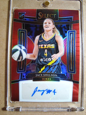 2024 Jacy Sheldon Panini WNBA Select Rookie Autograph Red Prizm RC /99 MINT 🔥🔥