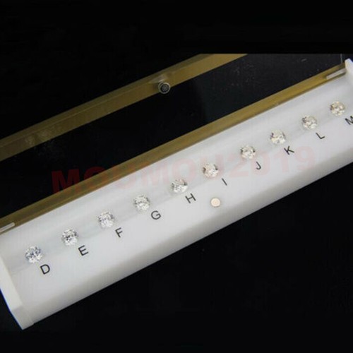 GIA Master Set 10CT Diamond Color Grading Grader Color Tester Tool D-M 10 Colors - Picture 7 of 9