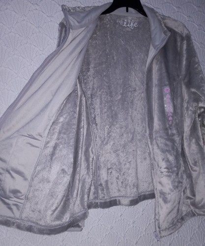 Womens Jacket Made For Life 1X Silver Color Very Soft New with Tag - Picture 6 of 10
