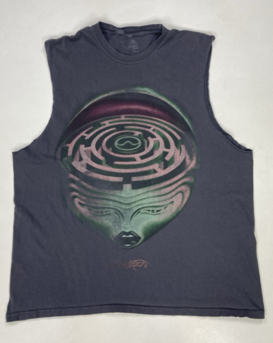 Lady Gaga Chromatica Graphic Tank Top T-Shirt Herren XL grau Gehirnmusik