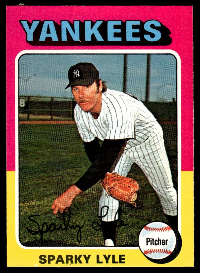 1975 O-Pee-Chee Sparky Lyle New York Yankees #485 R38