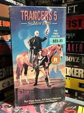 TRANCERS 5: SUDDEN DETH VHS VIDEO MOVIE, TIM THOMERSON, STACIE RANDALL, TY M.