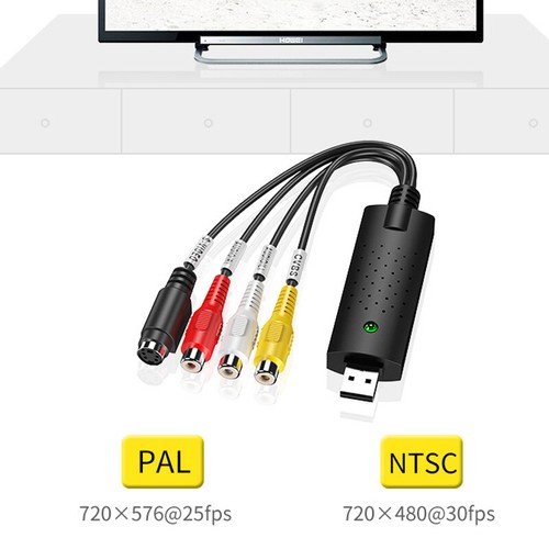 Easy Cap Video TV DVD VHS DVR Capture Adapter EasierCap USB Video Capture Device - 第 5/7 張圖片