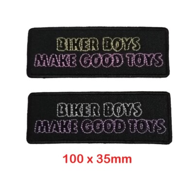 Fahrrad Jungen Make Good Toys Set Kleidung Abzeichen Bügeln/Aufnähen bestickt Patch