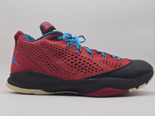 RARE Nike Air Jordan CP3 VII Gym Red Powder Blue Sz 11 Men's Shoes 616805-607 - 第 1/8 張圖片