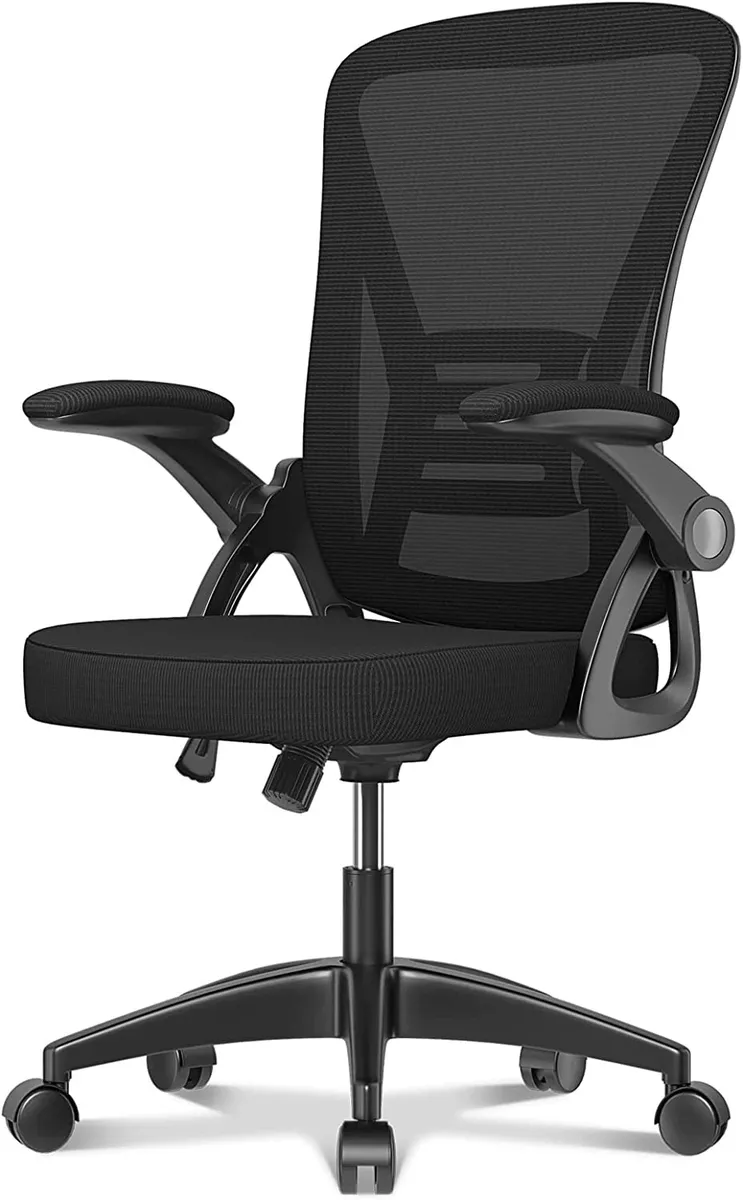 Ergonomic Mesh Office Chair Lumbar Support Mid-Back Desk Swivel