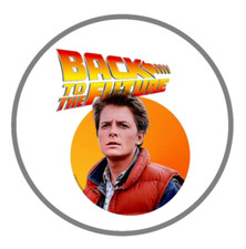 Movie - Back To The Future - 4" Vinyl Decal Car Laptop Cooler Truck Skateboard