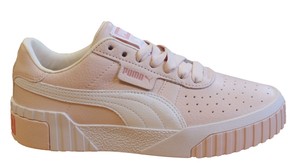 puma cali white and pink trainers