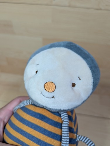 Bunnie by the Bay BUZZBEE Bumble Bee Orange Gray Stuffed Animal Plush 9" - Picture 2 of 10
