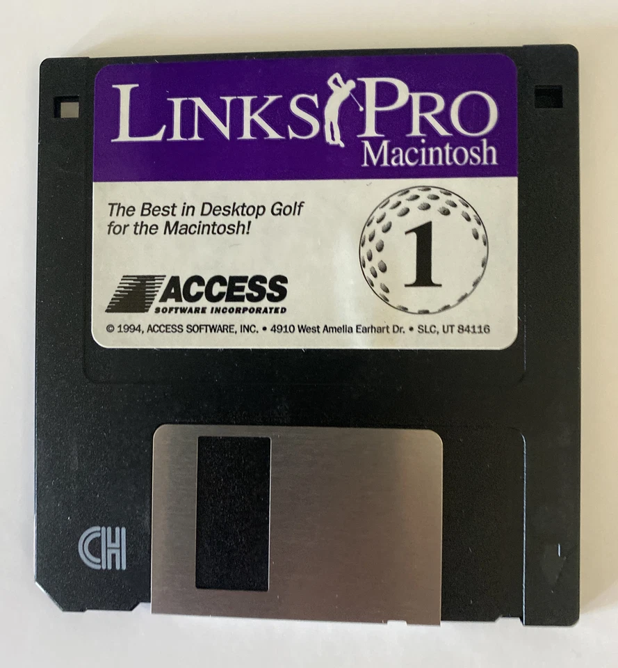Links Pro Macintosh CD-Rom by ACCESS Software Inc 1994 Set of 3 CD’s Vintage - Image 2 of 4
