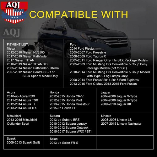 2pcs Fog light Driving Lamp H11 bulbs 110W Right Left Side Car Accessories - Picture 4 of 15