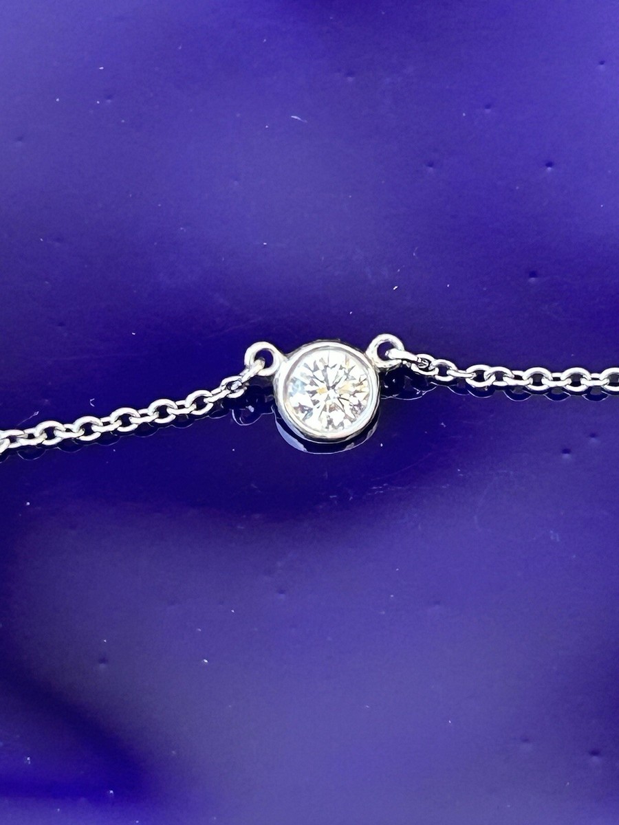 Tiffany & Co Elsa Peretti Platinum Diamond by the Yard