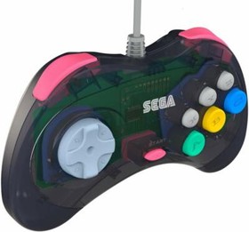 Retro-Bit Official Sega Saturn USB Controller Pad for PC/Mac/Steam/RetroPi Gray