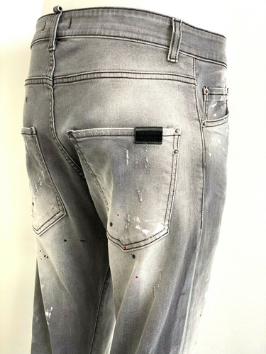 JEANS UOMO YES LONDON GRIGIO | eBay