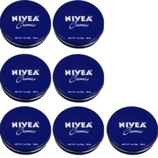 7 x Nivea Moisturizing Skin Creme Travel Size Cream for Hand Body Face, 1 oz.