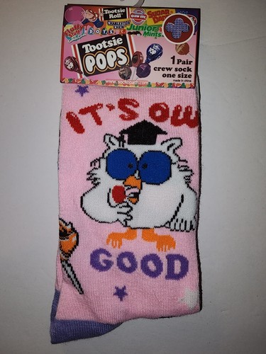 New Tootsie Pop Socks/ Owl