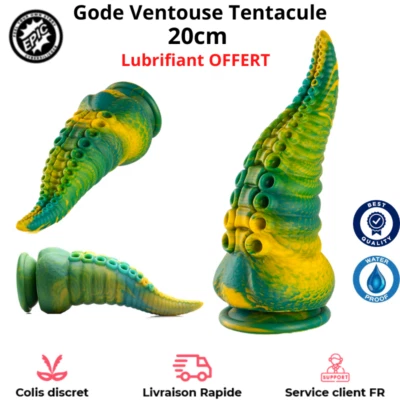 Gode Tentacule Sextoy Fisting Vert Cetus Grande Taille Creature Monstre Hom Fem - Photo 1/4