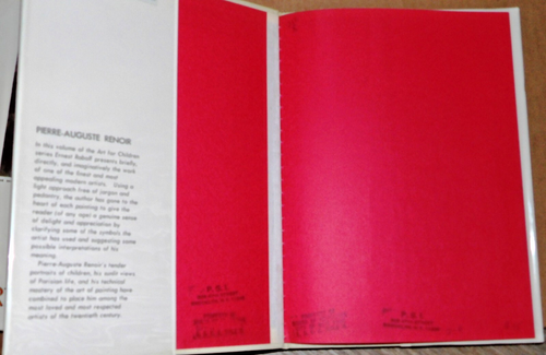 SET 4 Art for Children Hardcovers: Klee, Picasso, Renoir, Toulouse Lautrec NOS - Picture 12 of 19