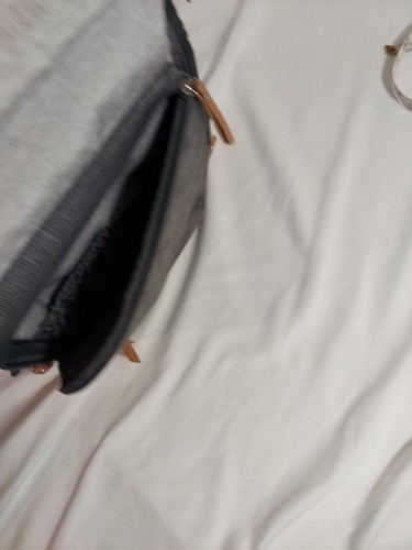 Eddie Bauer Cascade First Adventure Backpack Diaper Bag Gray Travel Sack - Picture 3 of 11