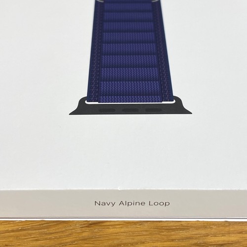 🟢 Apple Watch Navy Alpine Loop Ultra Strap 49mm Black Titanium L 100% Original - 第 5/19 張圖片