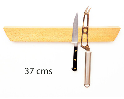 Cuchillo magnético de madera del sostenedor del estante, Madera, 37cms
