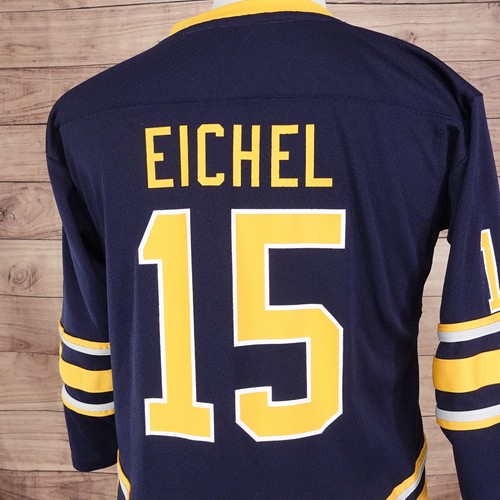 BUFFALO SABRES LOGO NHL HOCKEY TRIKOT JUGEND JUNGEN GR. L/XL #15 JACK EICHEL - Bild 6 von 8