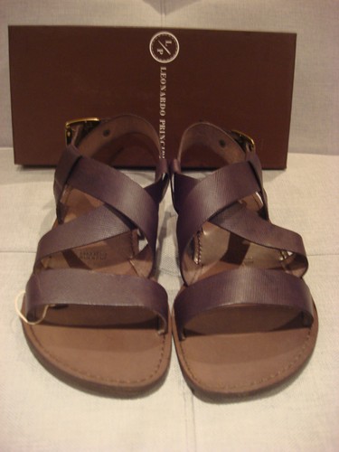 LEONARDO PRINCIPI MEN'S 1514 FONDO BROWN SIZE 13 SHOES MADE IN ITALY - NEW - Picture 2 of 12