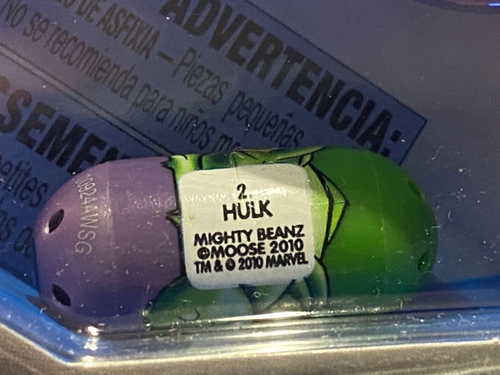 Moose's Mighty Beanz Marvel Universe Target Iron Man 2 The Hulk Spin Master - Picture 3 of 22