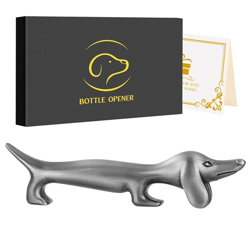 Metal Sausage Dog Shape Bottle Opener Beer Ooeners Bar Accessory Deco Corkscrew - Picture 20 of 21