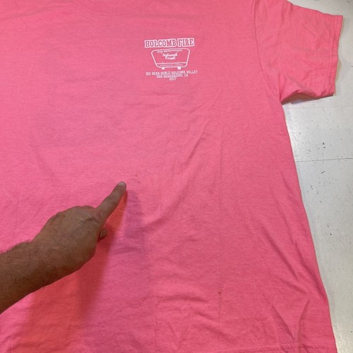 HOLCOMB FIRE DEPT FIGHTER BIG BEAR SAN BERNARDINO NATIONAL FOREST T SHIRT Sz L - Picture 4 of 5