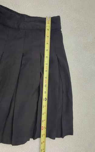 Sim & Sam Pleated Skirt Women's Size XS Black Casual College - Picture 8 of 10