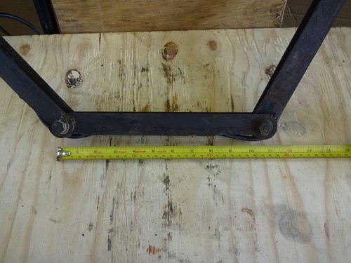 Antique / vintage three arm enamel coated light - Picture 10 of 12
