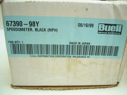 BRAND NEW Speedometer MPH 67390-98Y Buell S1 Lightning M2 Cyclone - Picture 3 of 9