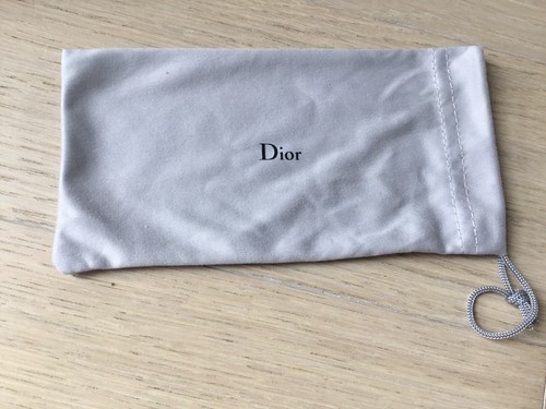 Brandneu Dior weiche Tasche für Brille grau