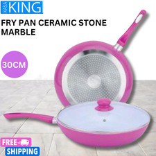 KASA Marble Stone Ceramic Coated Cookware Frypan Frying Pan Bakelite Handle 30cm