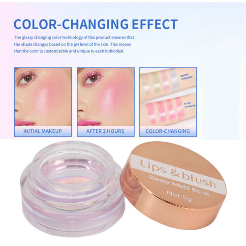 Color Changing Blush Cream Transparent Clear PH Changing Blush Waterproof Moi US - Picture 22 of 22