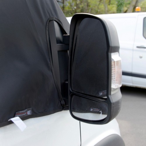 FIAT DUCATO MOTORHOME SCREEN WRAP FROST COVER TAILORED DELUXE BLACK 373 - Picture 20 of 24