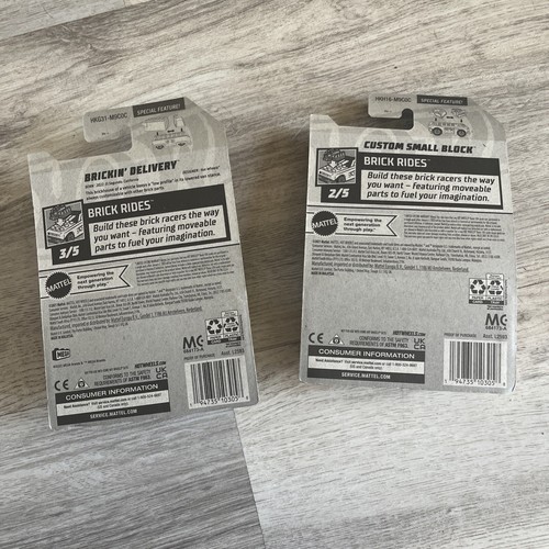 2023 Hot Wheels Brick Rides #58/250 Brickin Delivery #30/250 Custom Small Block! - Picture 4 of 6