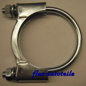 5 x Auspuffschelle für verschiedene PKW M8 Ø 48 mm Auspuff Montageschelle