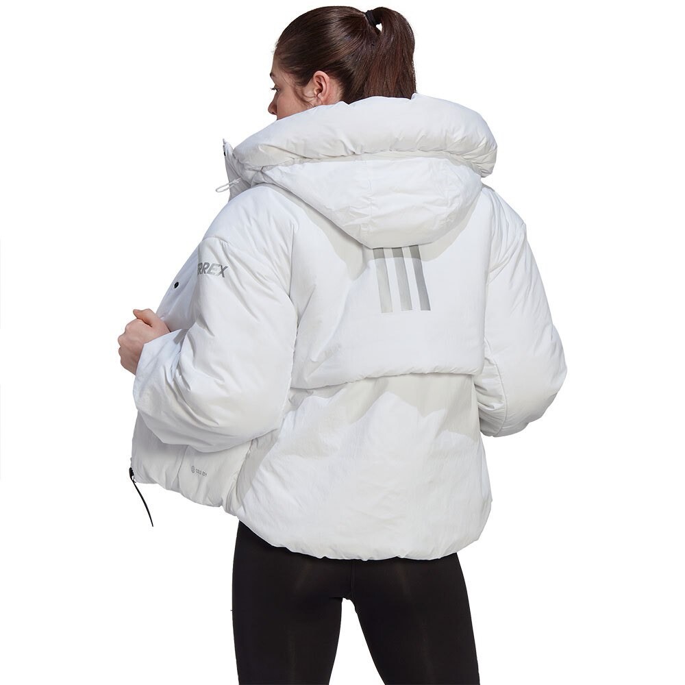 アディダス テレックス ジャケット マイシェルター フード 白 S レディース Adidas Terrex My Shelter cold.rdy jacket Women Medium White