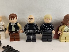 LEGO Star Wars Mixed  Minifigures Trooper Luke Tokkat Ewok R-3PO Great Shape
