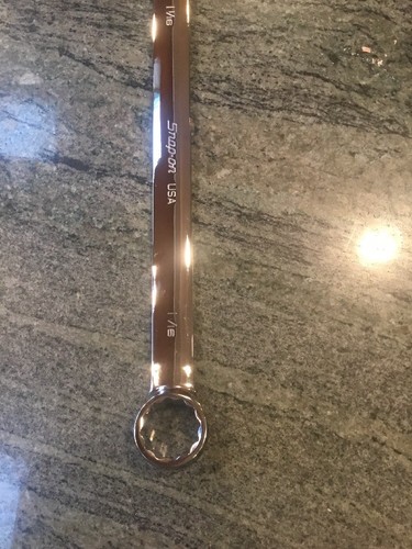 Snap On soex34 1-1/16 flank drive plus open end 12 point wrench - Picture 3 of 7