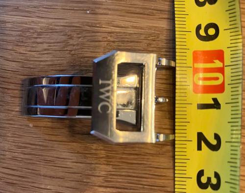 IWC STAINLESS STEEL Deployment Folding Clasp Buckle 18mm - Picture 6 of 6