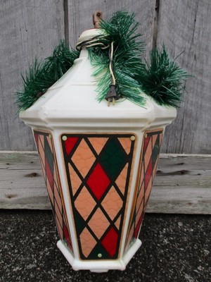 vintage large 32 municipal christmas blow mold lantern street pole light - Municipal Christmas Decorations vintage large 32 municipal christmas blow mold lantern street pole light - Municipal Christmas Decorations