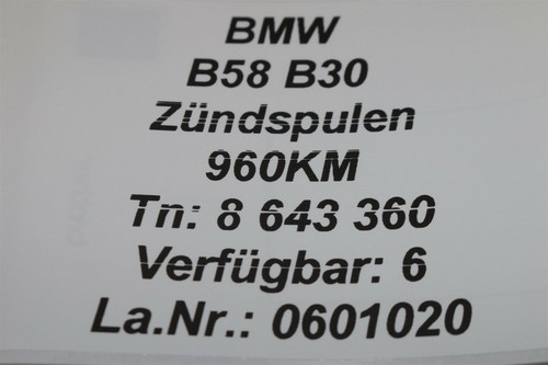 8643360 Ignition BMW X1 X2 F20 F45 F46 F30 F31 F32 F36 G30 G31 G32 G11 960km - Picture 9 of 9