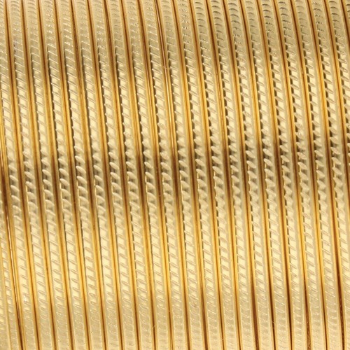 Textured Craft & Jewellery Wire - Half Round - various gauges and colours. - Foto 7 di 38