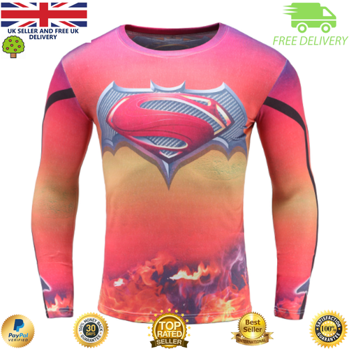 Herren Kompression Top Training Cross Fit MMA Radfahren Laufen Hochwertiges Cosplay - Bild 17 von 64