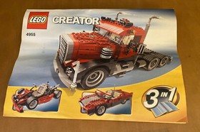 LEGO Creator 3 in 1 4955 Big Rig Complete - See Description